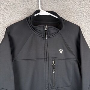 Alaskan Hardgear Duluth Men Medium Black Full Zip Performance Workwear Softshell